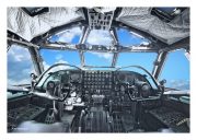 Cockpit of B-52 "Stratofortress"