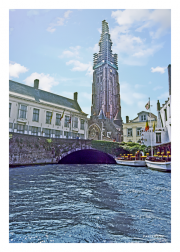 Along a canal in Brugge