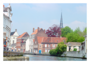 Canal in Brugge, Belgium