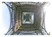 Eiffel Tower Looking Up