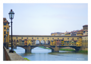 Ponte Vecchio with Lamp Post