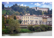 Shores of the Arno River in Florence