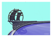 Sailboat Hood Ornament