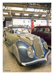 Blue & Silver Classic Car