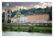 Florence Along the Arno River