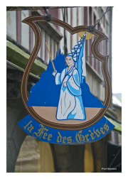 Shop Sign in Mont St. Michel