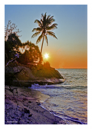 Sunset over Heron Island